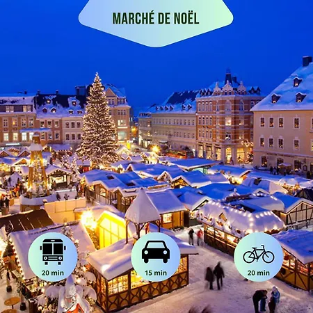 - Strasbourg - Tram - Parking Gratuit - Institutions Europeennes Apartmán